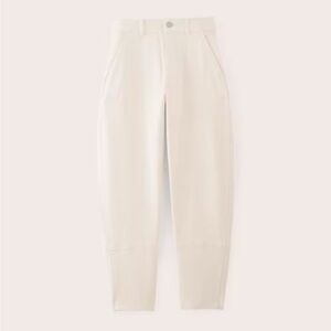 The Utility Barrel Pant — Bone